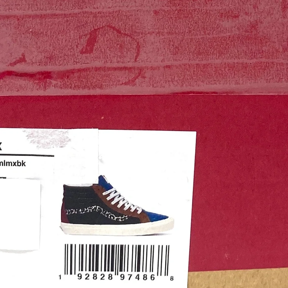 VANS SK8-HI 38 DX Anaheim Factory Multicolor Women Size 9 Shoes VN0A5KRI96M - Picture 7 of 8